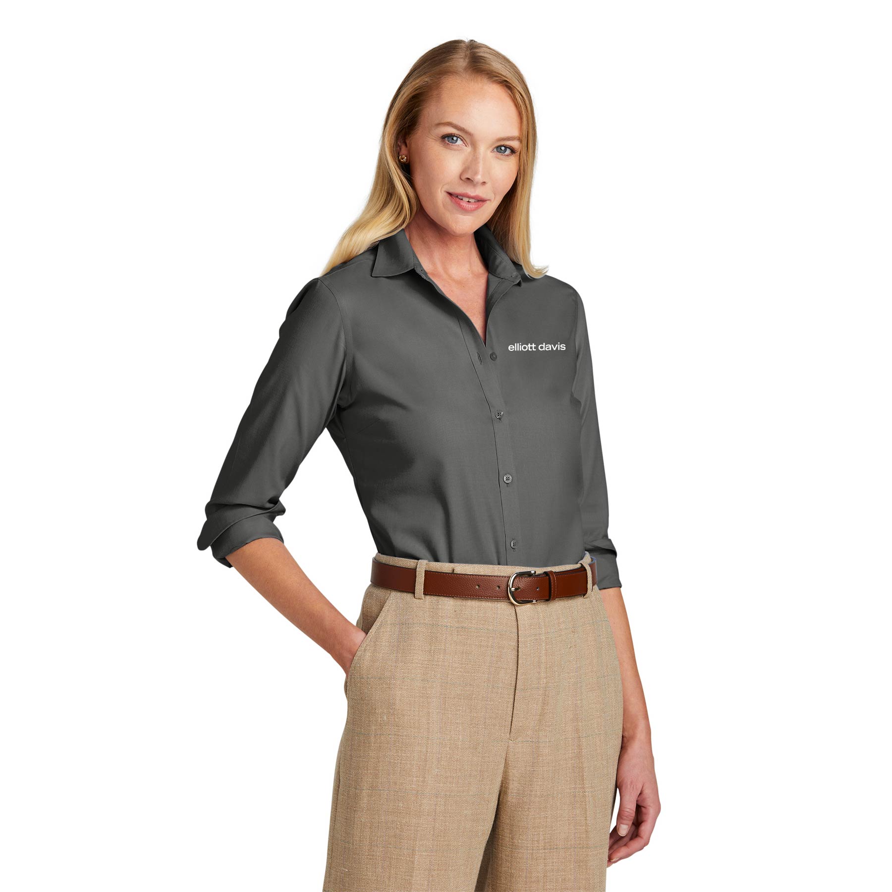 Brooks Brothers® Women’s Wrinkle-Free Stretch Nailhead Shirt