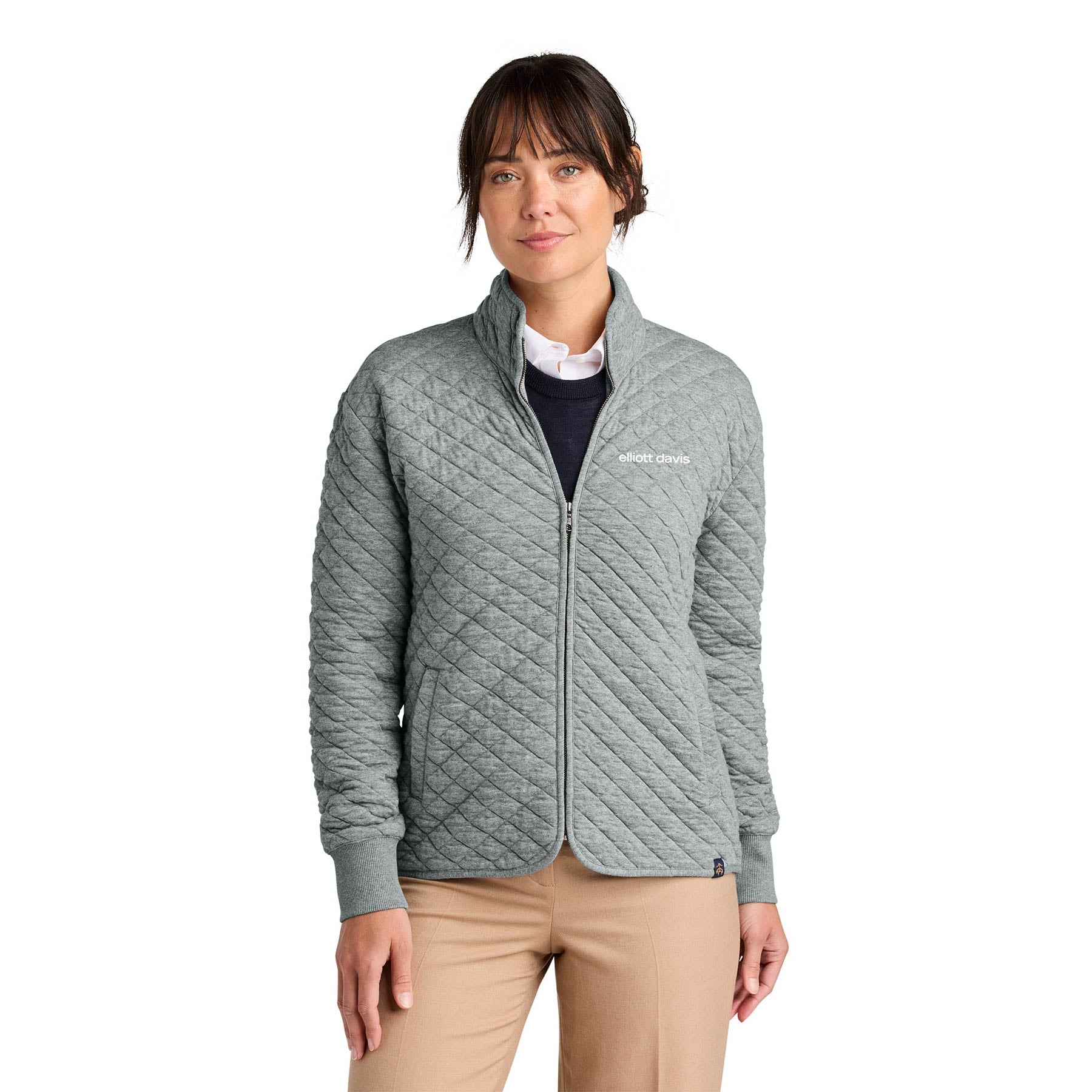 Brooks Brothers® Women’s Diamond Quilt Full-Zip