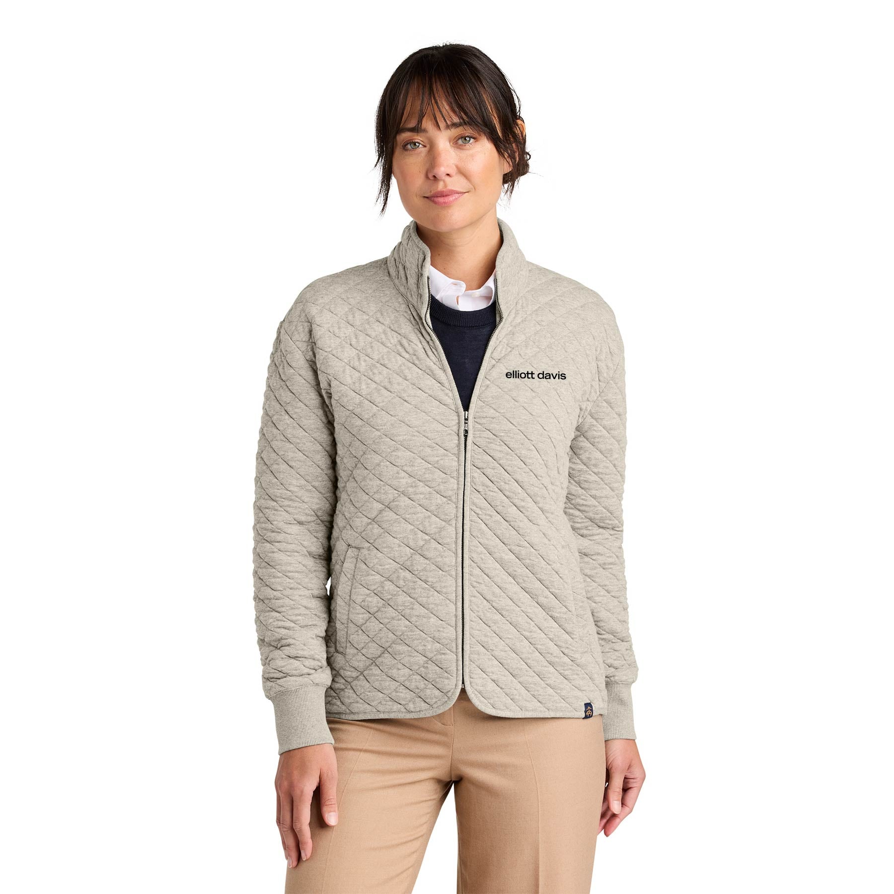 Brooks Brothers® Women’s Diamond Quilt Full-Zip